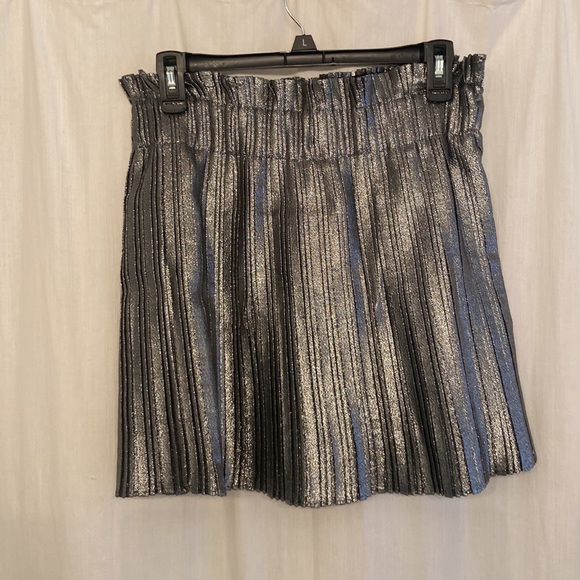 Zara Metallic skirt, with shorts underneath. Worn once, in great condition! - Picture 2 of 7